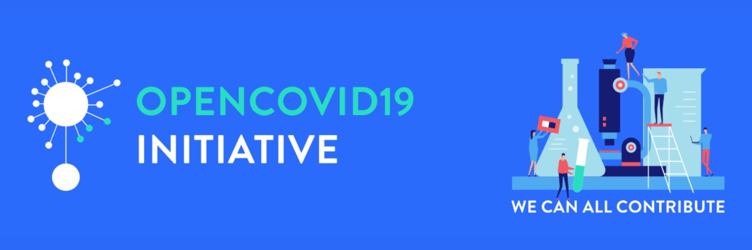 The OpenCovid19 Initiative 🔬 banner