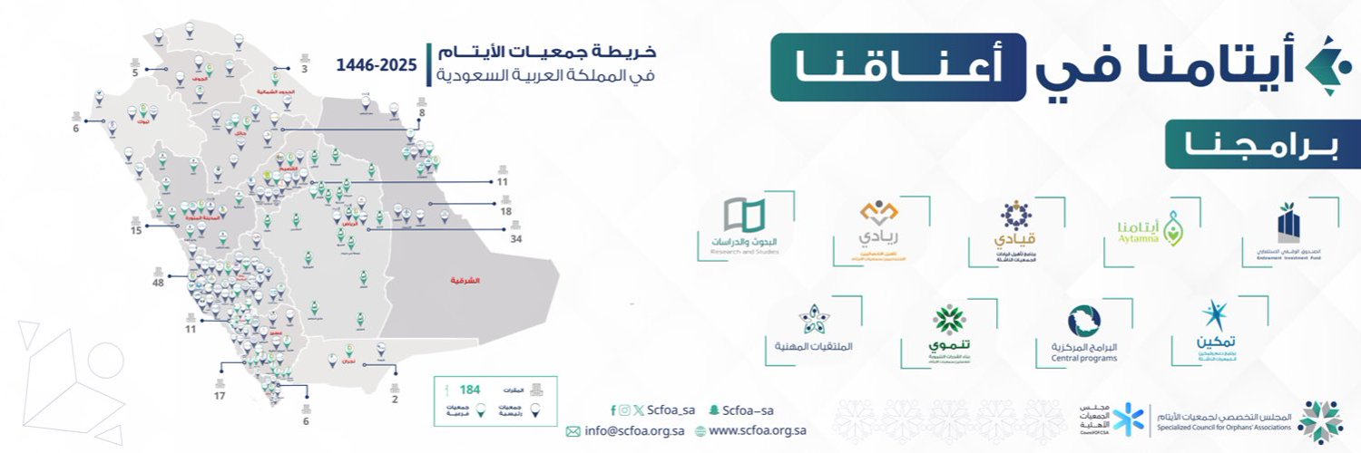 المجلس التخصصي لجمعيات الأيتام banner