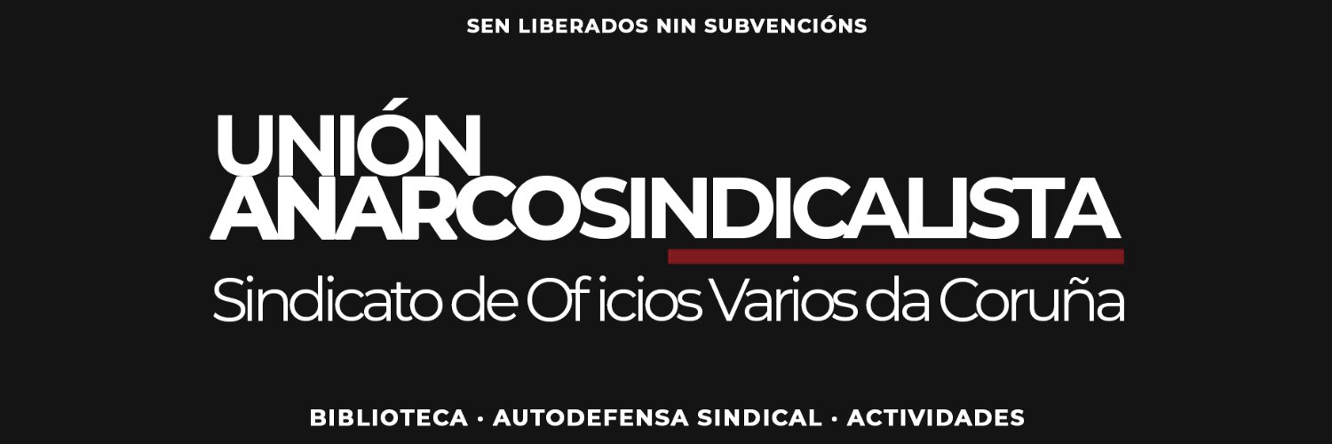 Unión Anarcosindicalista Coruña banner