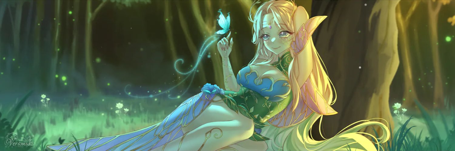 Mielda | Archfey VTuber banner
