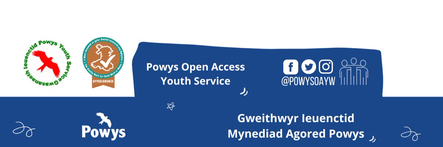 Powys Open Access Youth Workers Profile Banner