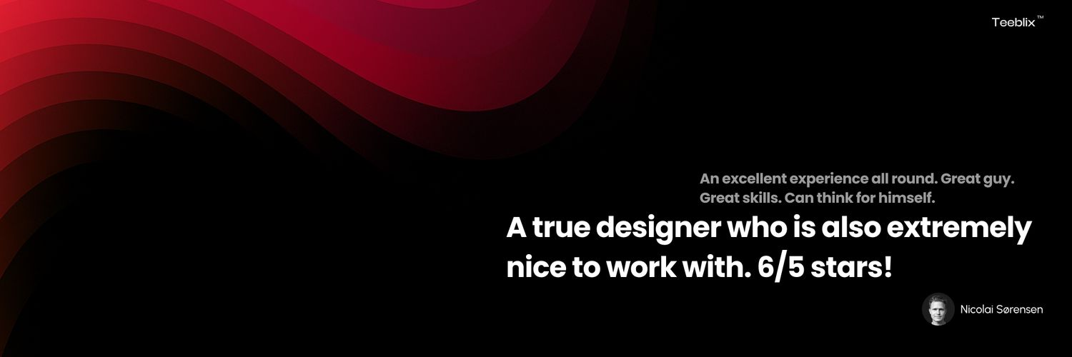 Teeblix ™ | Designer, Framer Developer banner