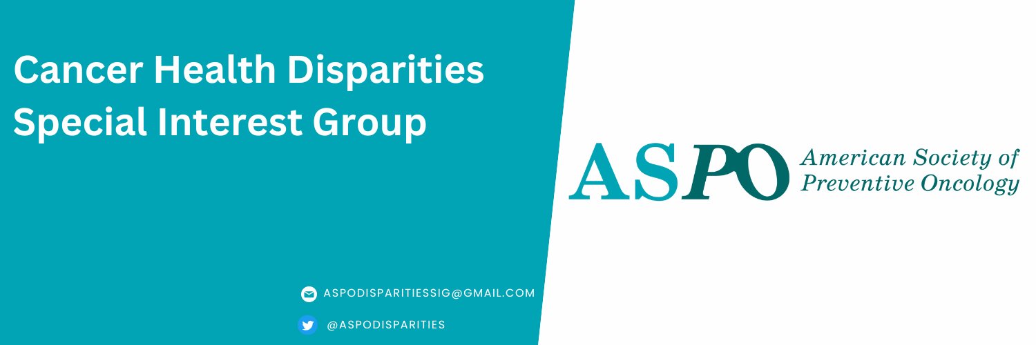 ASPO Disparities Special Interest Group banner