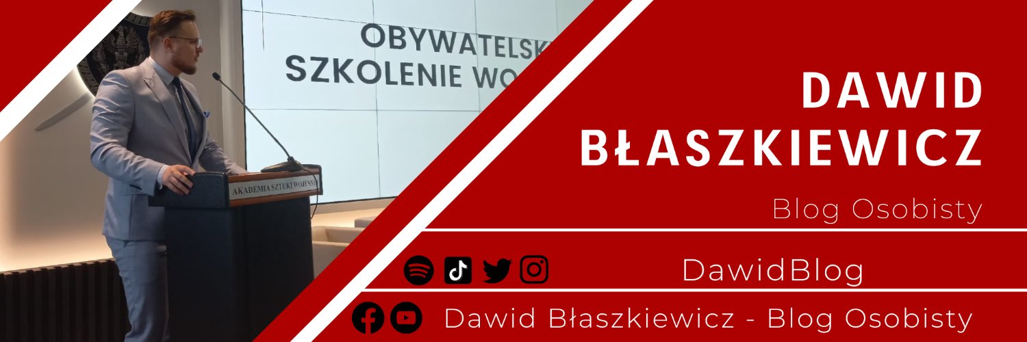 Dawid Błaszkiewicz banner