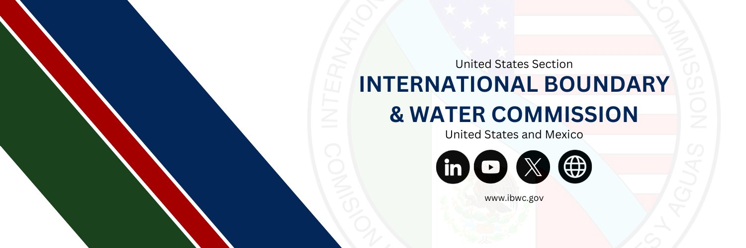 U.S. International Boundary and Water Commission's banner