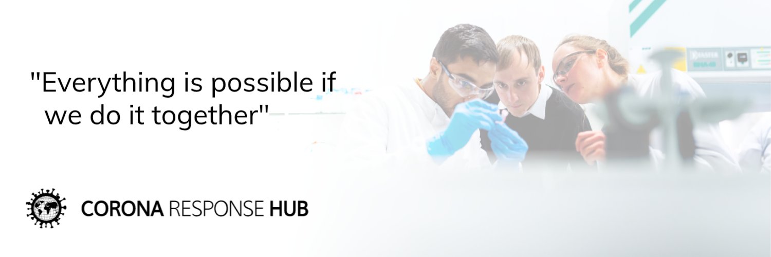 Corona Response Hub banner