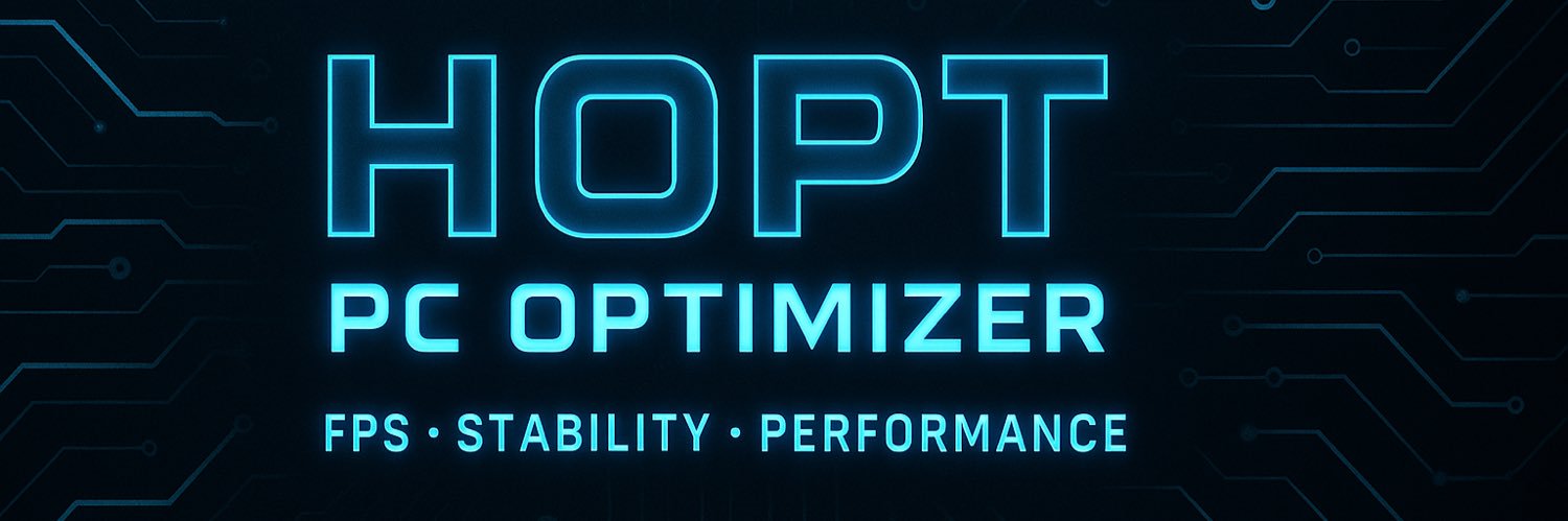 Hopt | PC Optimizer banner