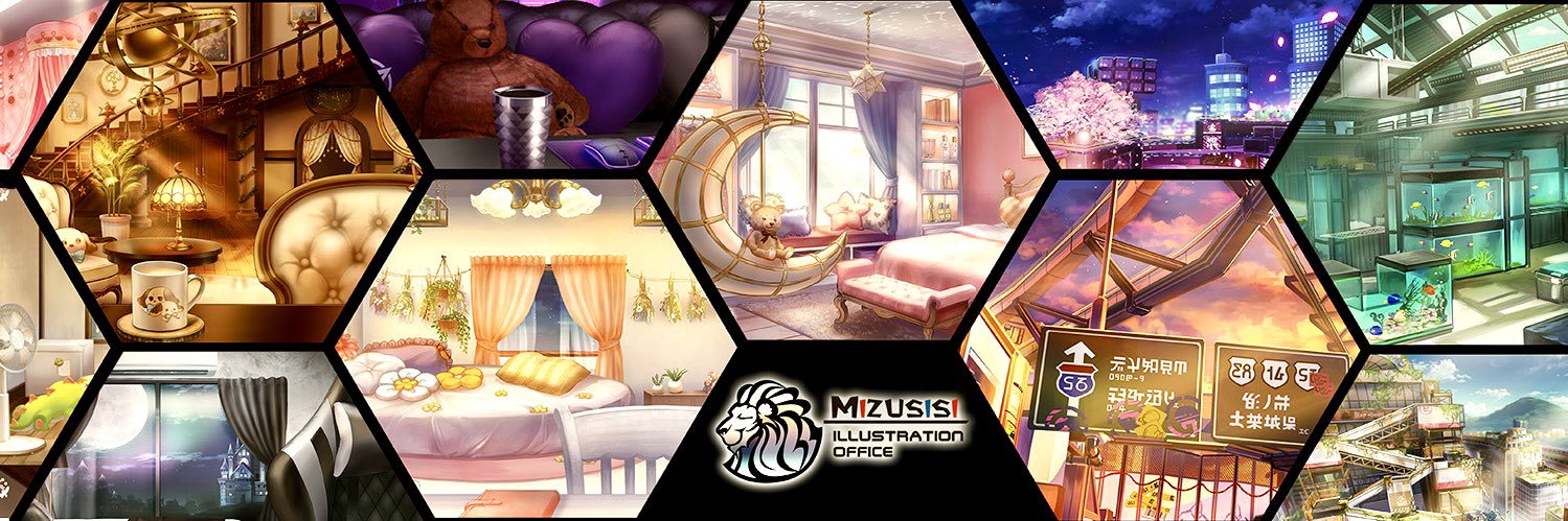 水獅子@背景イラスト・動く背景's banner