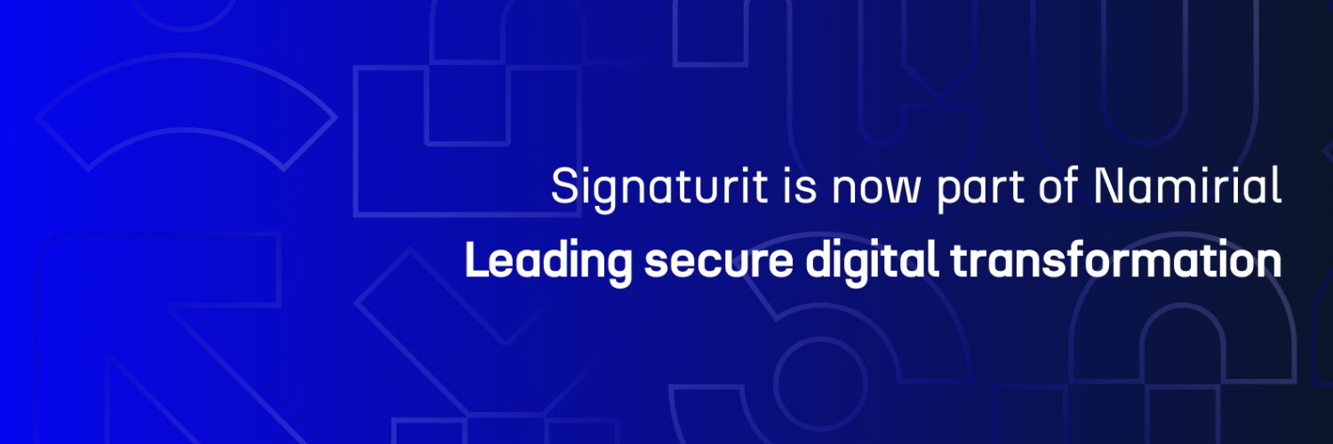 Signaturit Group a Namirial Company banner