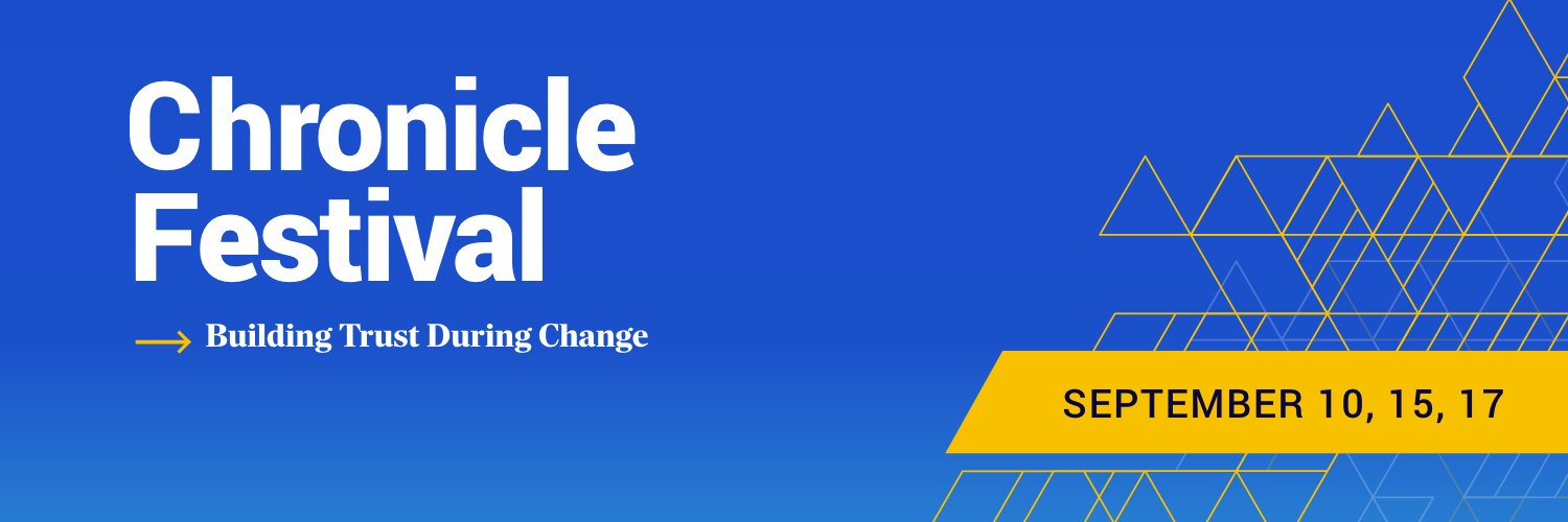 Twitter banner for @chronicle