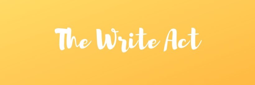 The Write Act banner