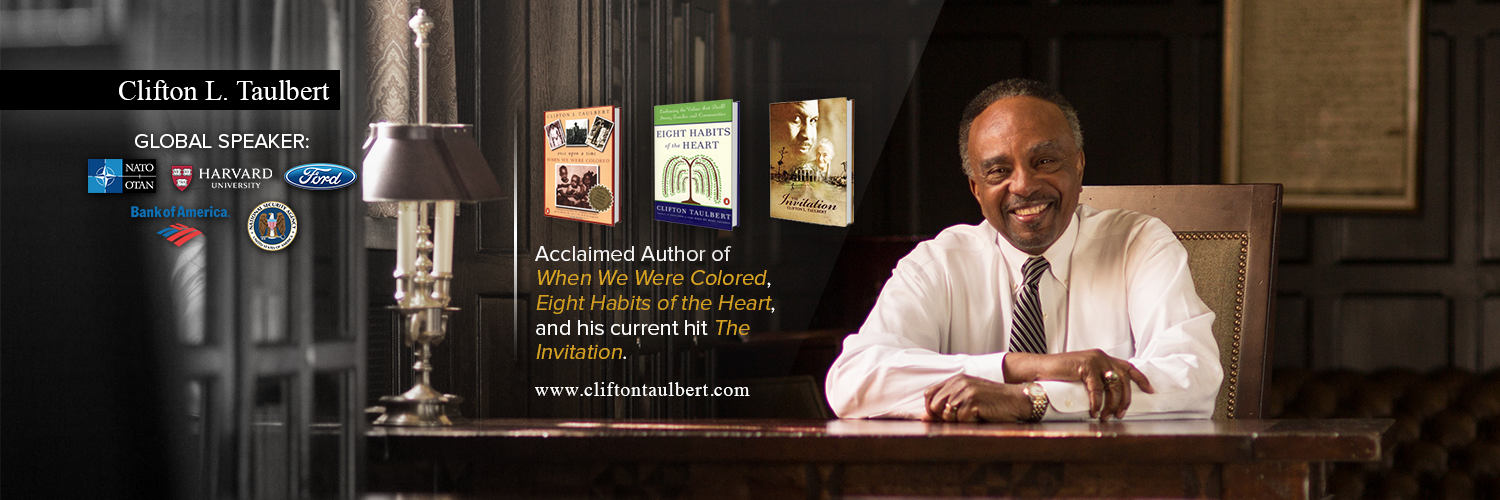 Clifton L. Taulbert banner