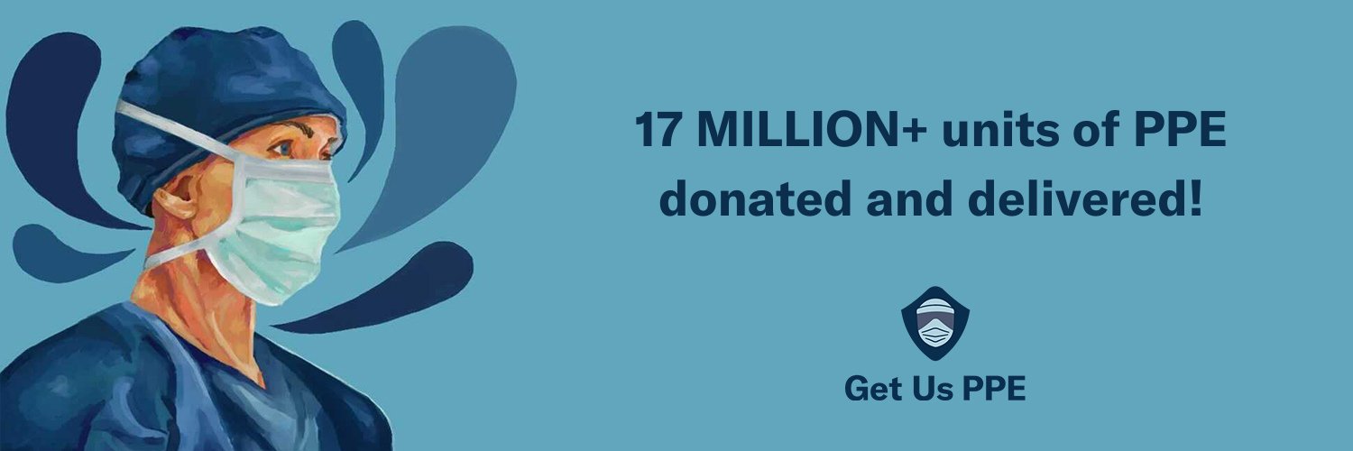 #GetUsPPE banner
