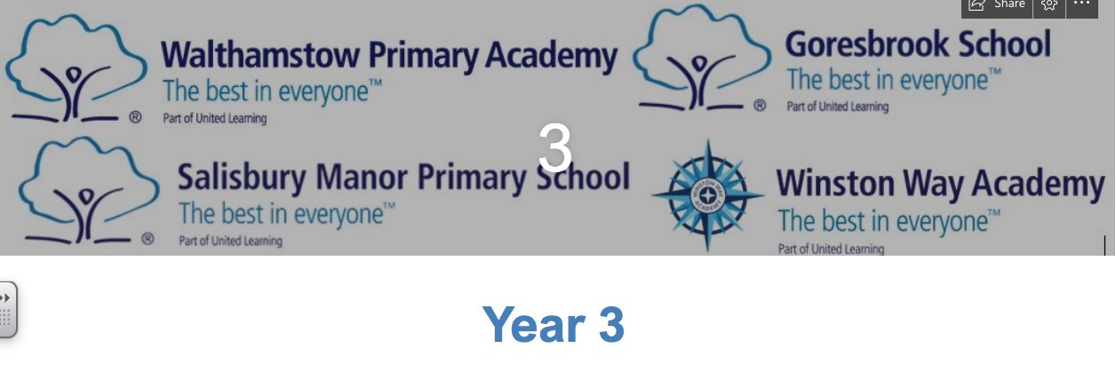East London UL Home Learning - Year 4 banner