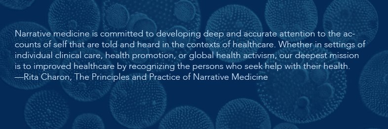 Narrative Medicine banner