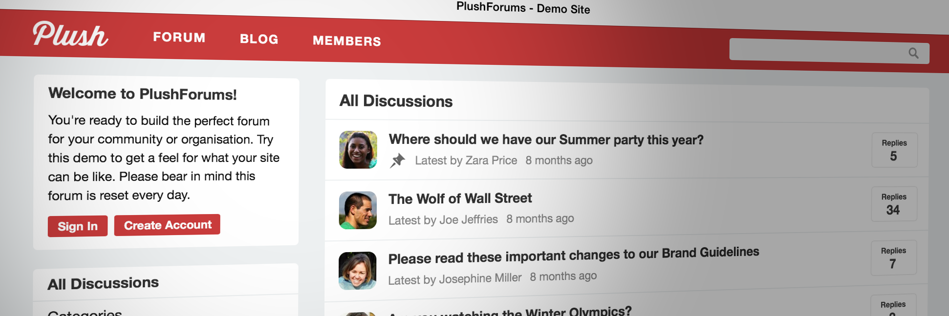 PlushForums's profile banner image