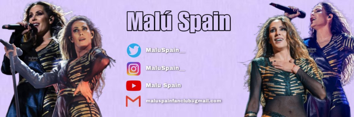 Malú Spain 💜 banner