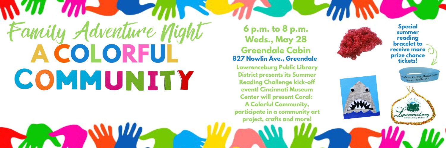 Lawrenceburg Library banner