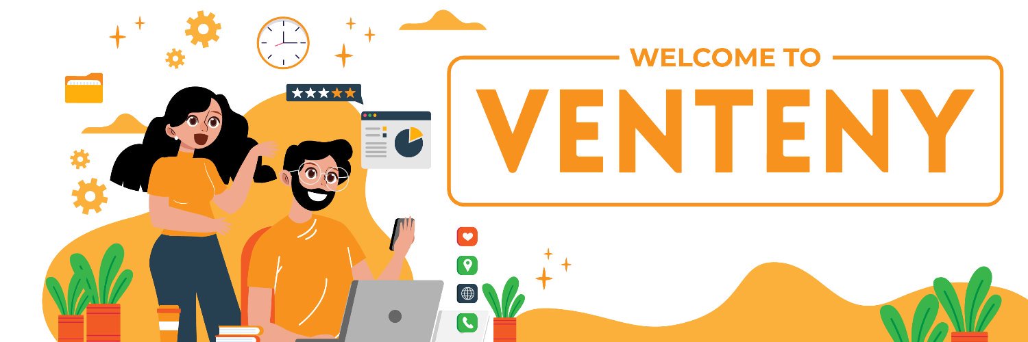 Twitter banner for @venteny_id