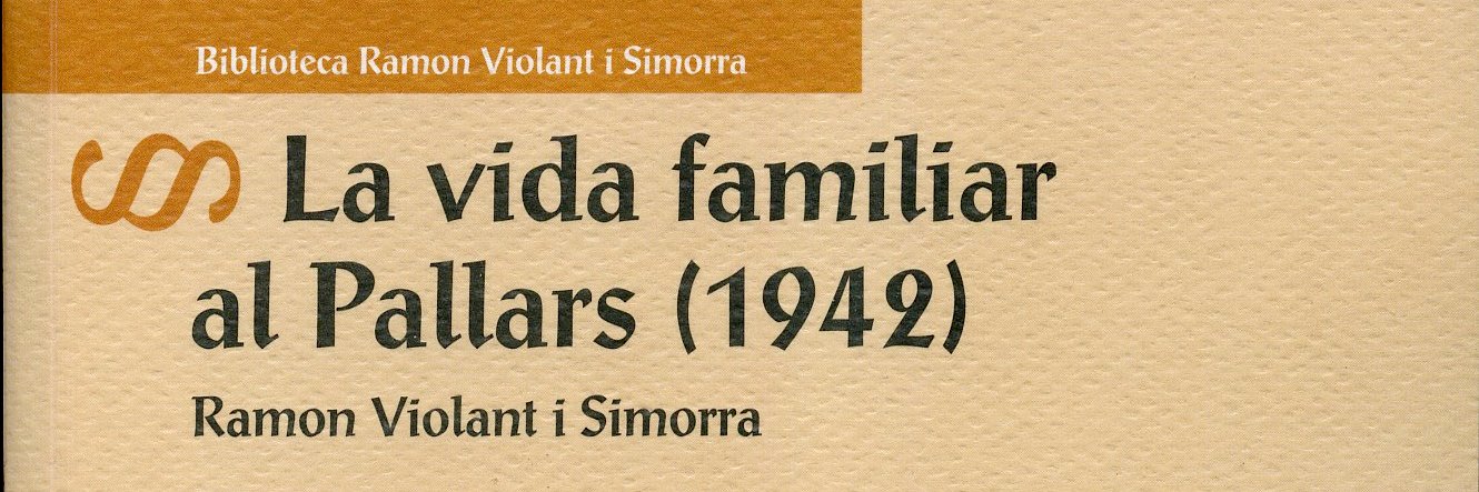 Ramon Violant i Simorra - Arxiu i documentació banner