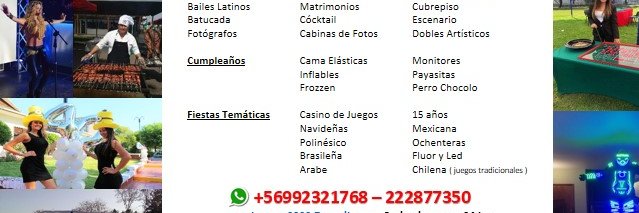 Productor de Eventos banner