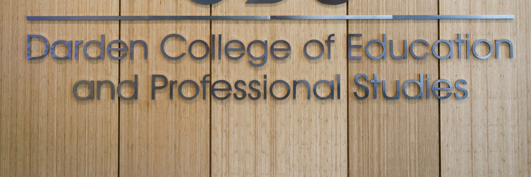 ODU Darden College of Educ & Professional Studies banner