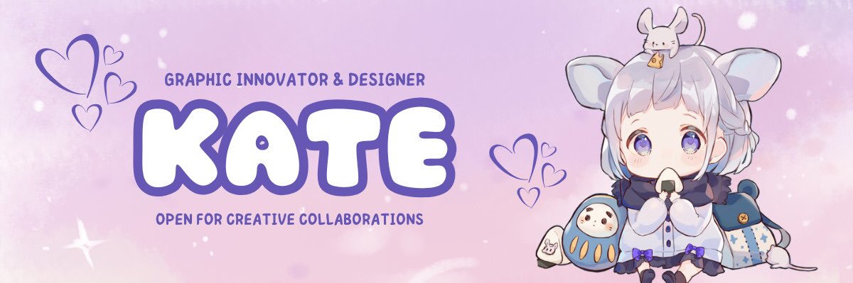 KATE🎨 "COMMISSION OPEN" banner