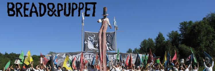 Bread & Puppet Theater banner