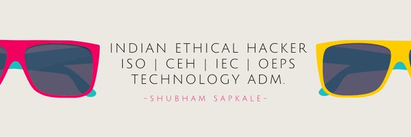 SHUBHAM SAPKALE Profile Banner