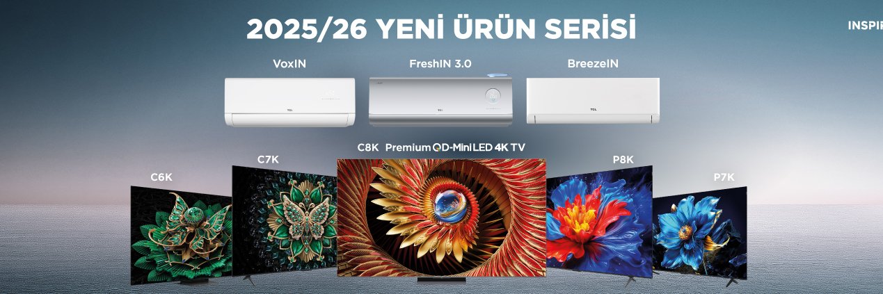 TCL Electronics Türkiye banner
