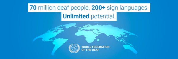 World Federation of the Deaf Profile Banner