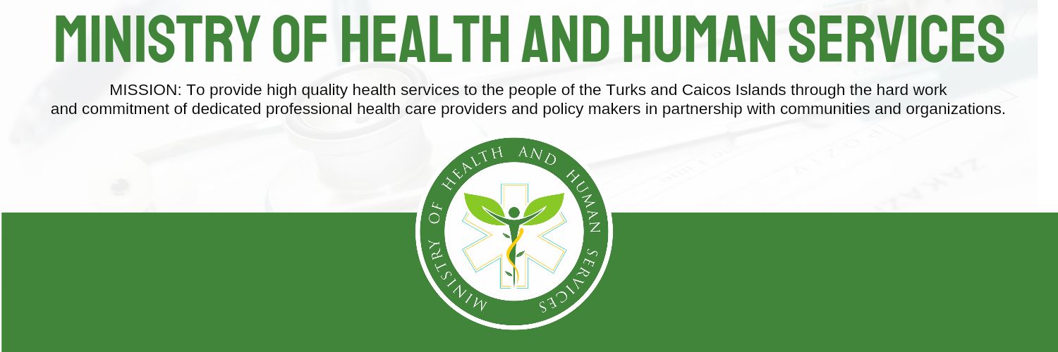 TCI Ministry of Health and Human Services banner