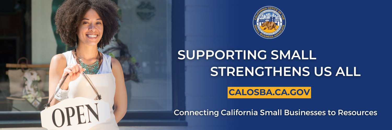 CA Office of the Small Business Advocate (CalOSBA)'s banner