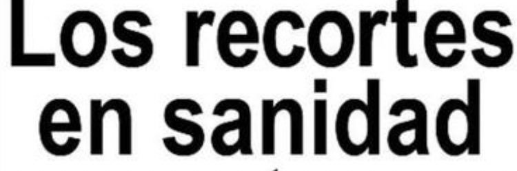 Sanidad Pública banner