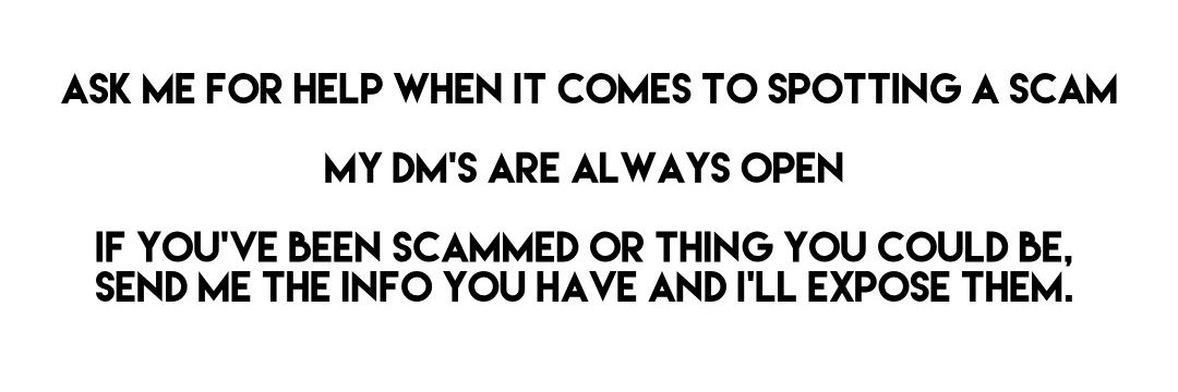 Scam Warnings banner