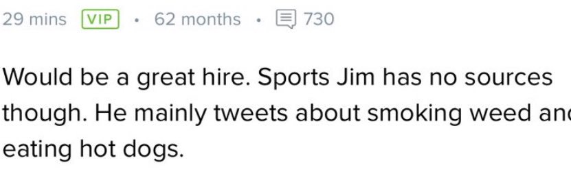 Sports Jim III's banner