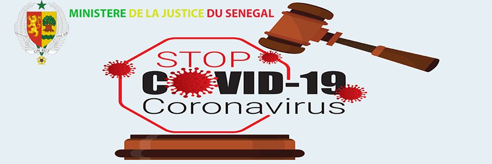 Ministère de la Justice Sénégal banner
