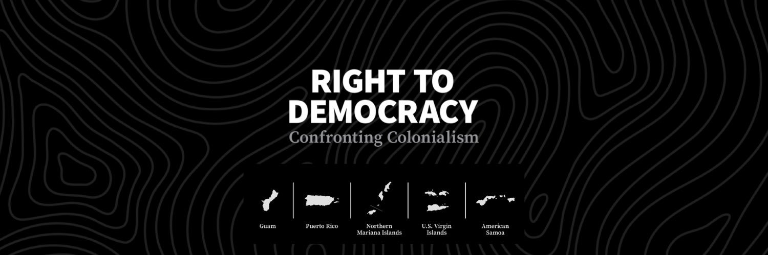 RIGHT TO DEMOCRACY 🇬🇺🇵🇷🇲🇵🇻🇮🇦🇸 banner