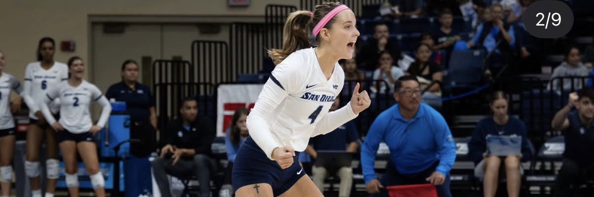 Reese Bates Volleyball banner