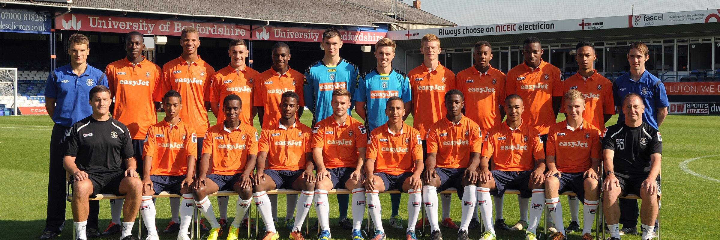 Luton Town Academy banner