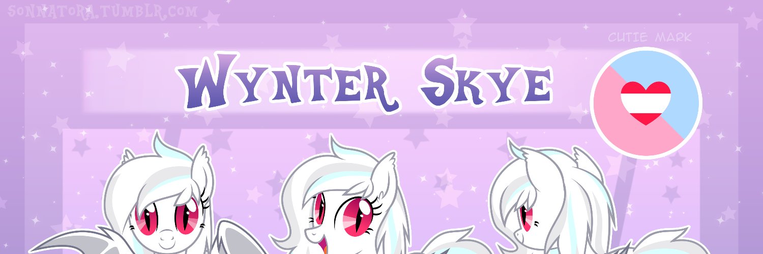 Wynter Skye ~ Dorkiest Floofy Bat ⚢🏳️‍⚧️🐟 banner