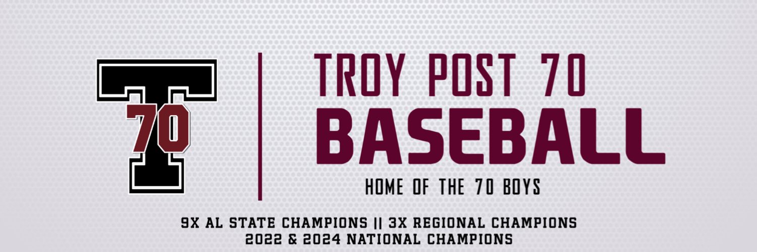 Troy AL Post 70 Baseball's banner