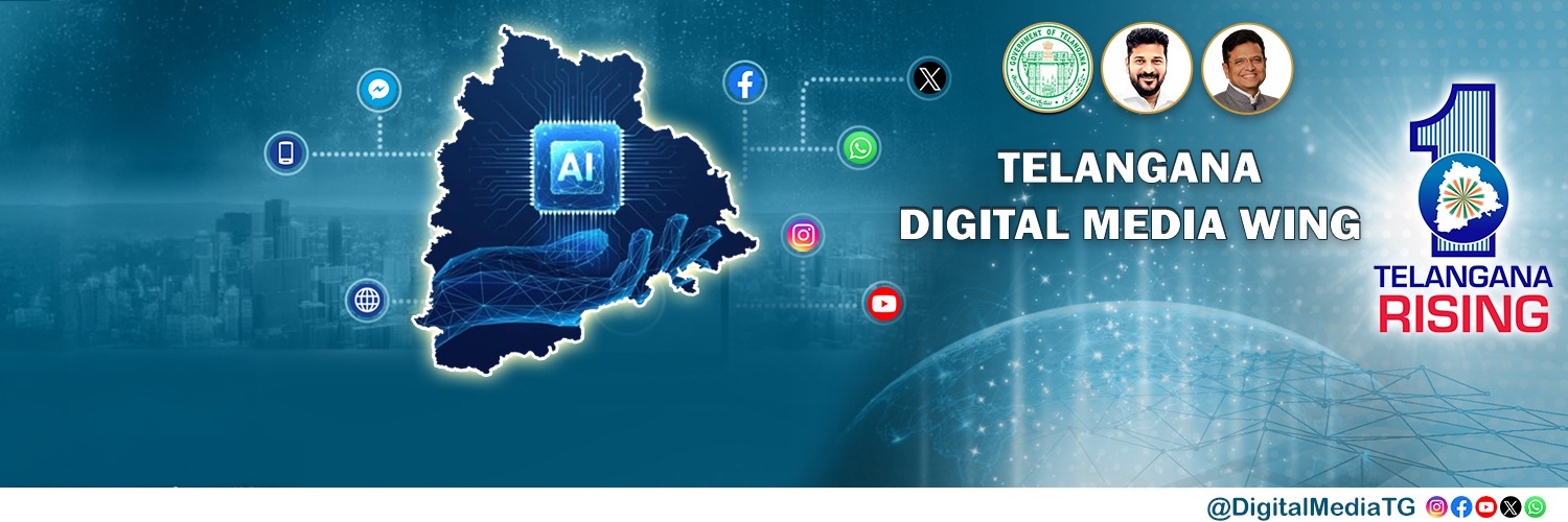 Telangana Digital Media Wing's banner