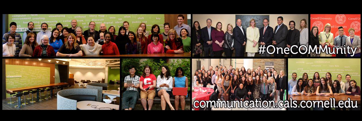 Cornell Dept of COMM banner