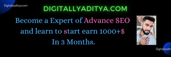 Digitallyaditya Profile Banner