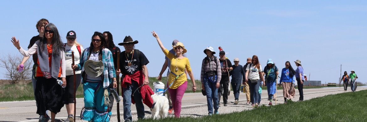 Climate March banner