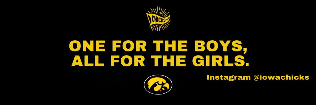 University of Iowa Chicks banner