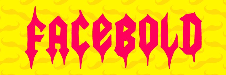 FaceBold banner