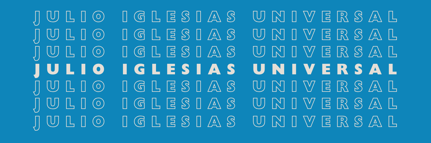 Julio Iglesias Universal's banner