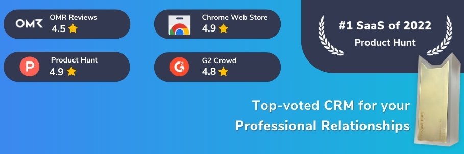 LeadDelta - #1 LinkedIn CRM banner